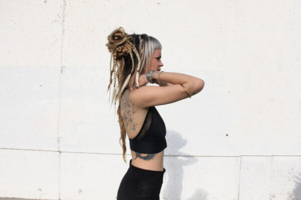 BLACK NET SPORT TOP - Imagen 3