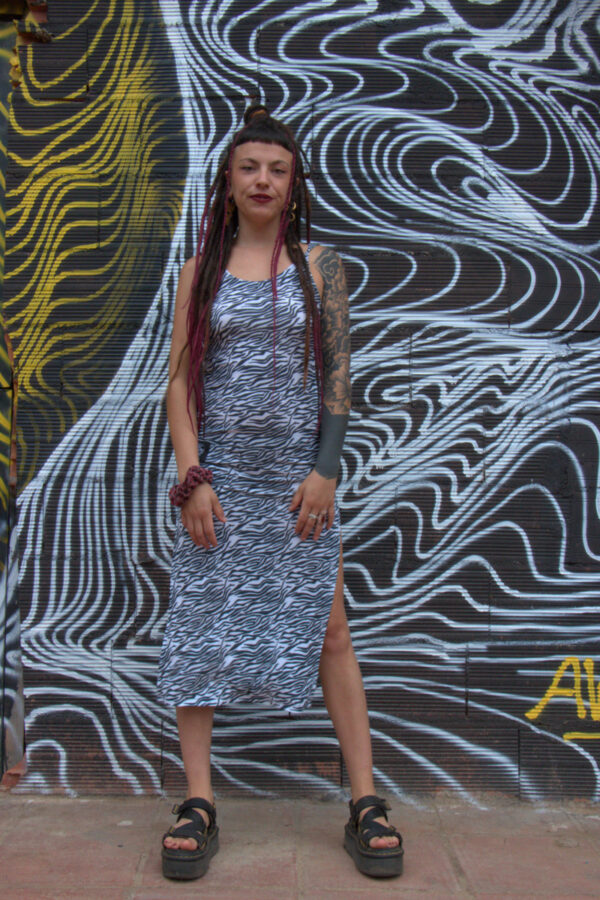 VESTIDO PLAYERO ZEBRA