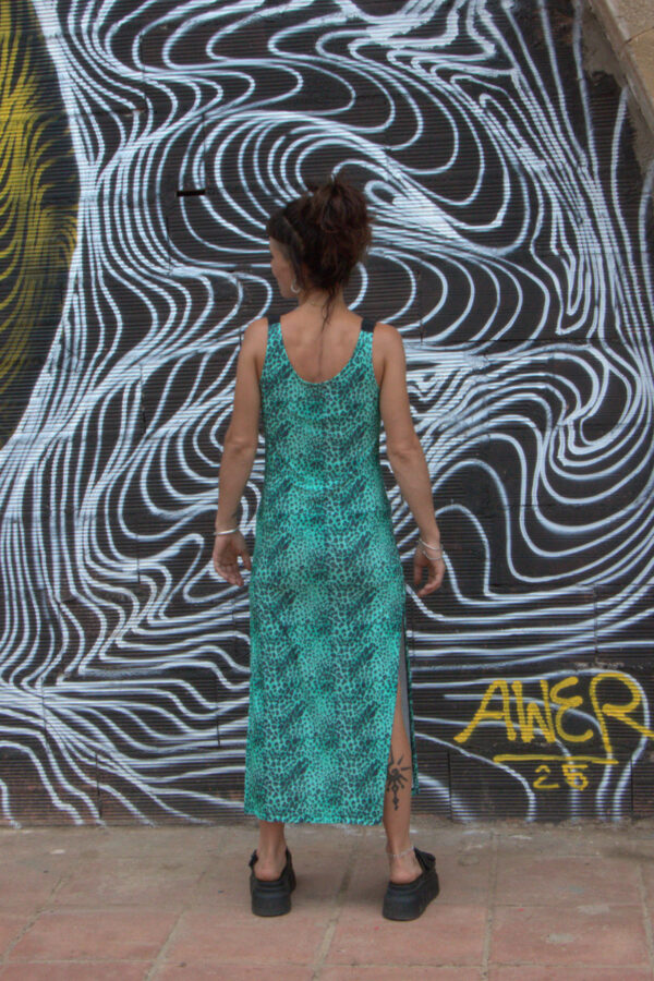 VESTIDO PLAYERO VERDE AGUA - Image 2