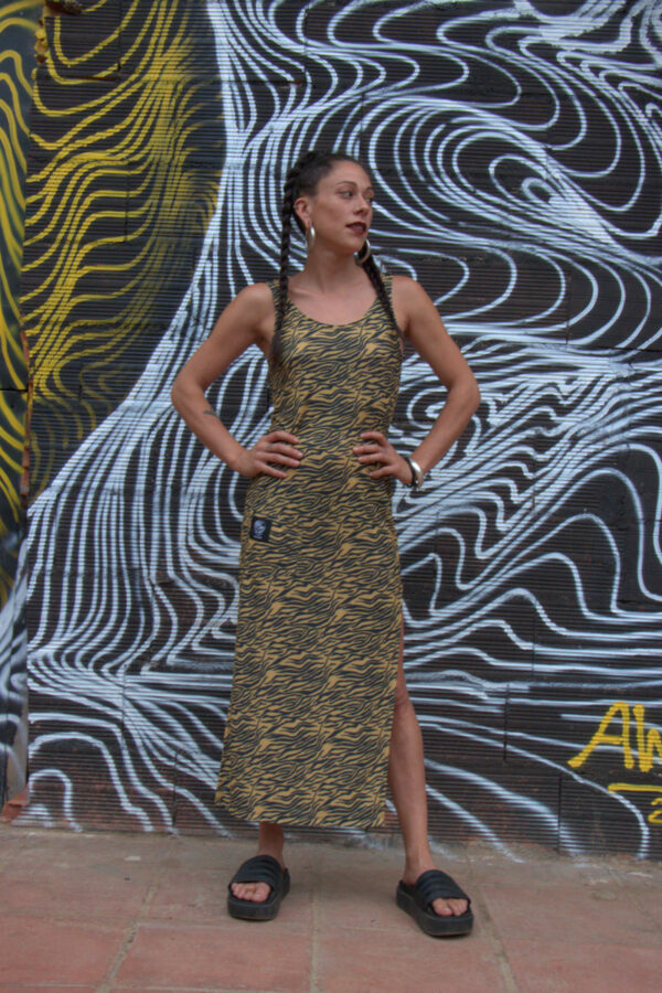 VESTIDO PLAYERO AMARILLO