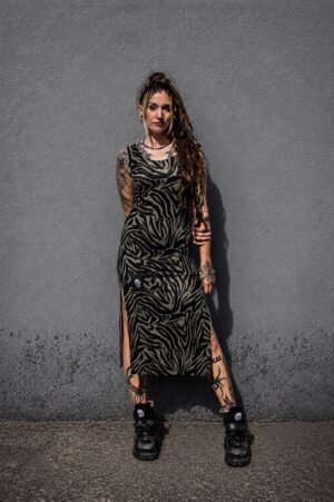 VESTIDO PLAYERO GREEN ZEBRA