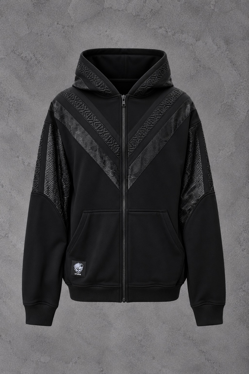 SNAKE ZIP HOODIE