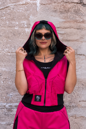 CHALECO FUCSIA